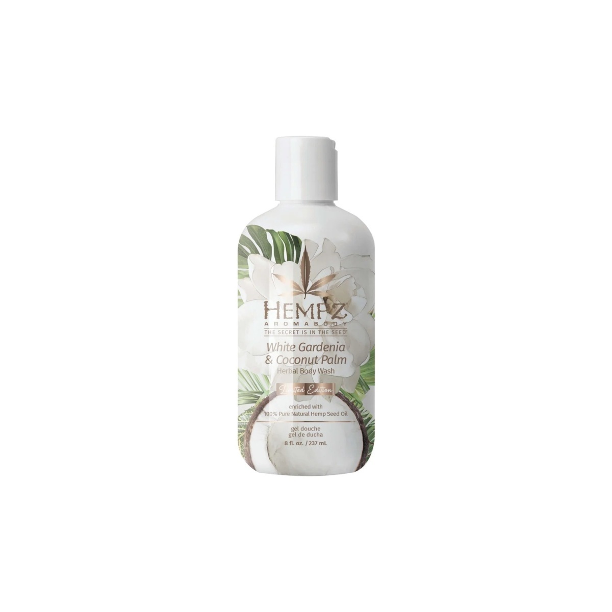 Гель для душа HEMPZ White Gardenia & Cocnut Palm  237 ml